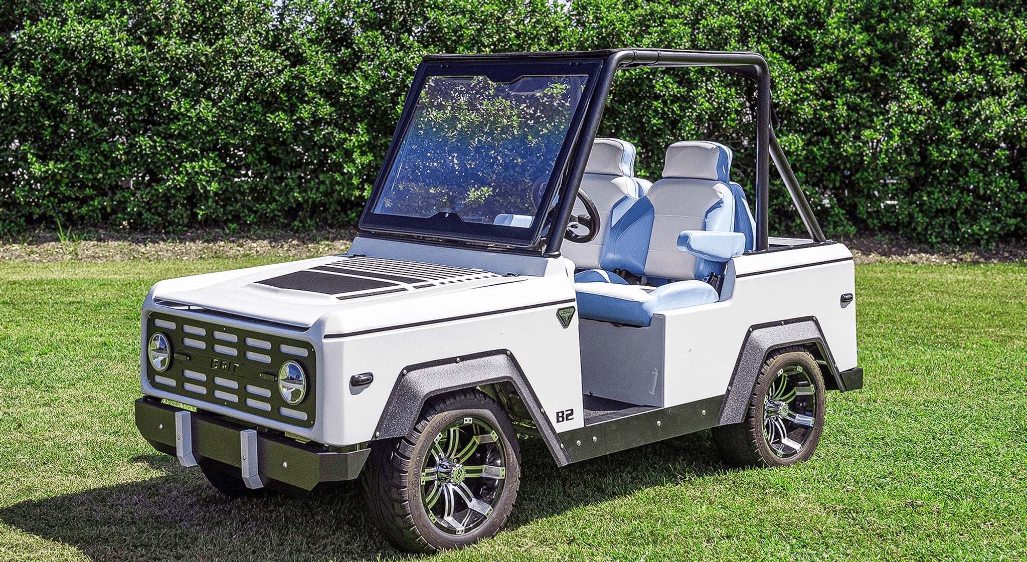 Rear view of the Demo Vehicle EV